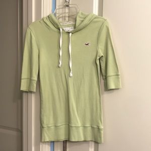 Hollister hooded shirt